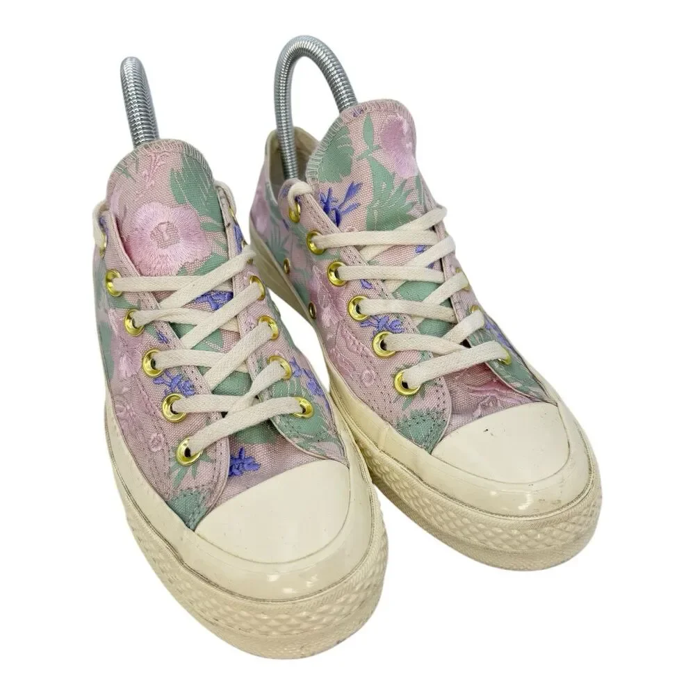 Converse Chuck 70 'Palm Print' Embrodiered Low Top Sneaker Mens 5 Womens 7